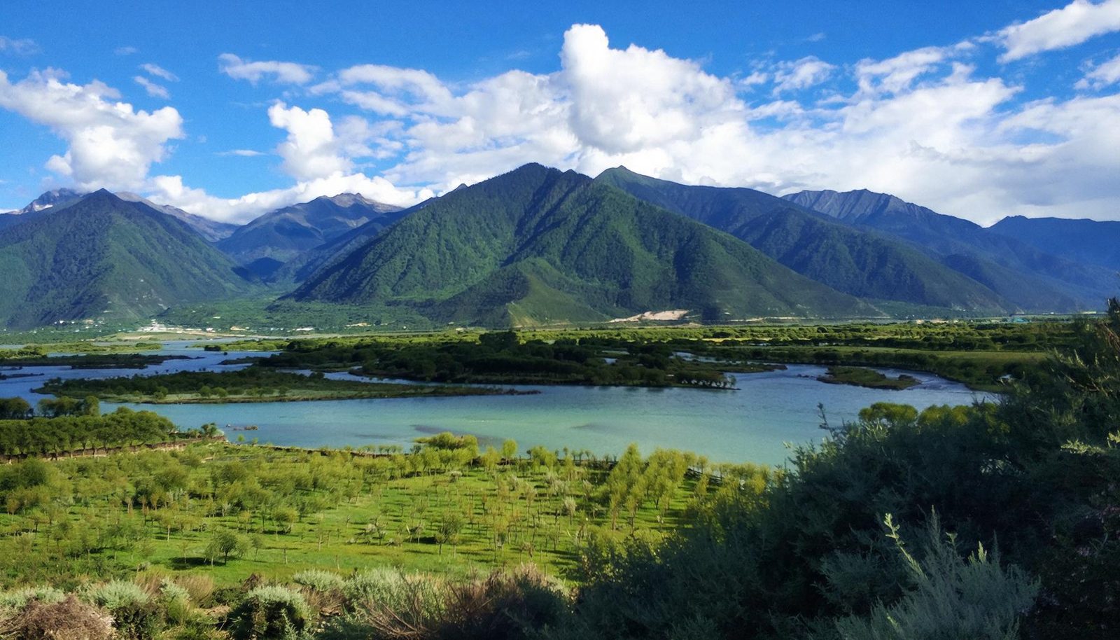 雅鲁藏布江源头湿地