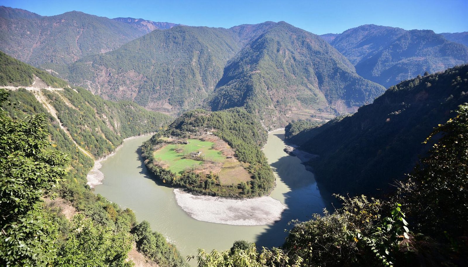 怒江上游河谷